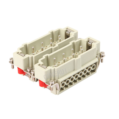 Chèn đầu nối nam hạng nặng 12 chân 16A