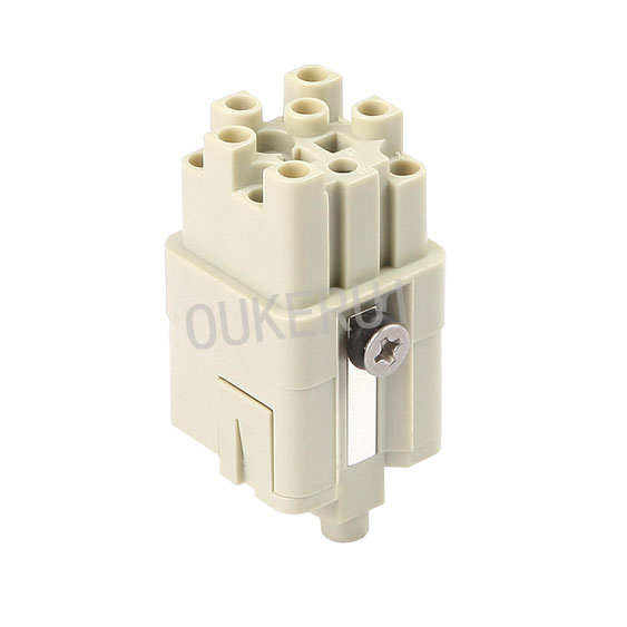 Chèn nữ kết nối hạng nặng 12 chân 400V