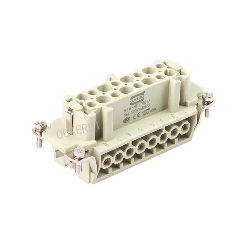 16 Pin 16A 500V Heavy Duty Connector Nữ Chèn