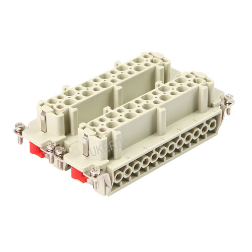 20 Pin 16A 830V Heavy Duty Connector Nữ Chèn