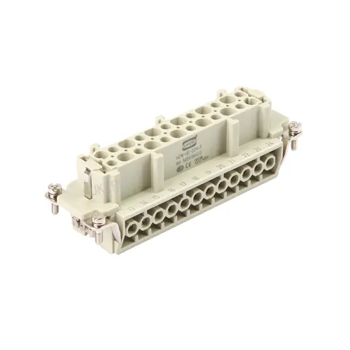 24 Pin 16A 500V Heavy Duty Connector Nữ Chèn