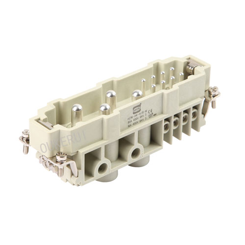 Đầu nối nam hạng nặng 4/8 chân 400V Chèn nam